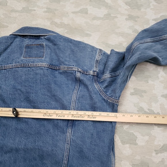 Levi's Trucker Jacket Mens XL Blue Type 3 Denim Medium Wash - Picture 8 of 10